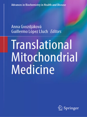 cover image of Translational Mitochondrial Medicine
